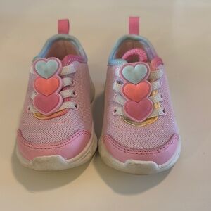 Carters Toddler Girls Light Up Sneakers Size 4
